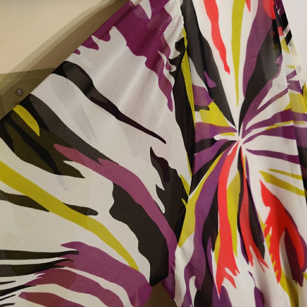 Ashley Stewart - Multi Print Plus Size Maxi Dress